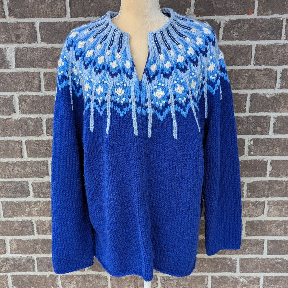 Vintage Venezia Jeans Knit Jacket